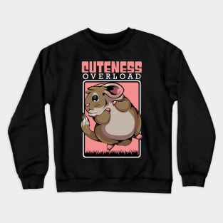 Chinchilla - Cuteness Overload - Cute Kawaii Rodent Crewneck Sweatshirt